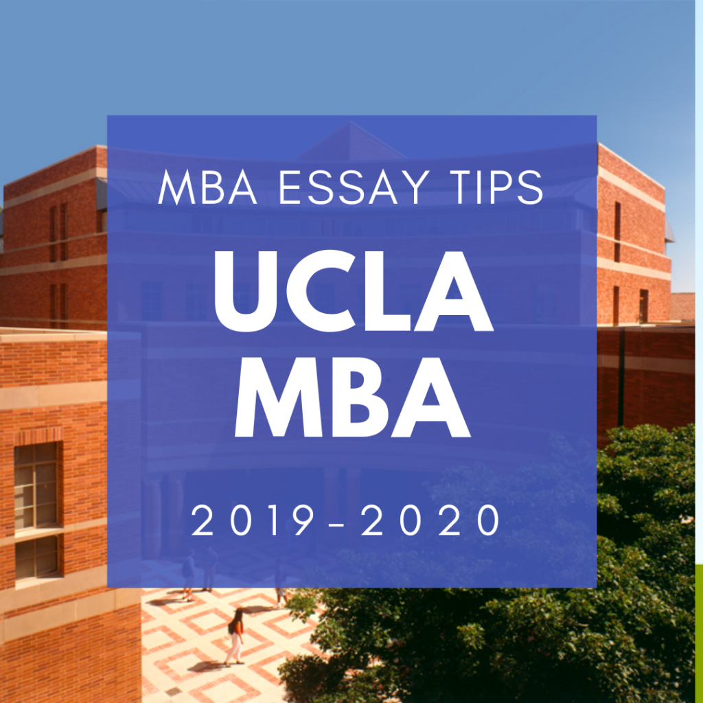 Ucla anderson essay