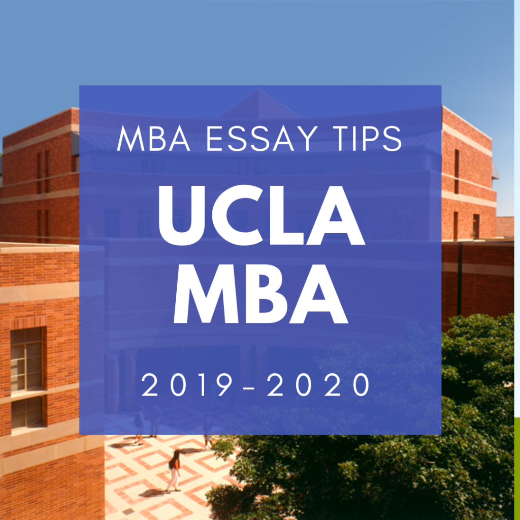 ucla essay mba