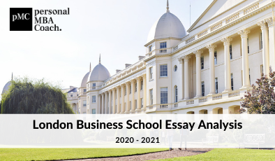 Essay for business school admission