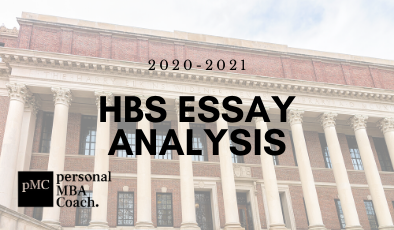 Harvard Business School Class of 2023 - Essay Question; Analysis - Fall