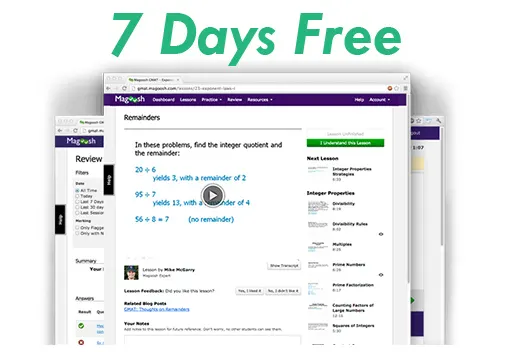 Magoosh GMAT - 7 Days Free